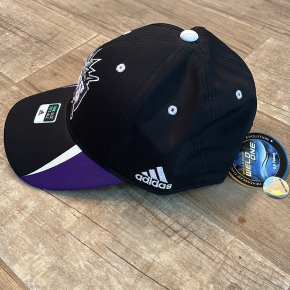Adidas Black and Purple Kings Cap. NWT - Picture 2 of 4